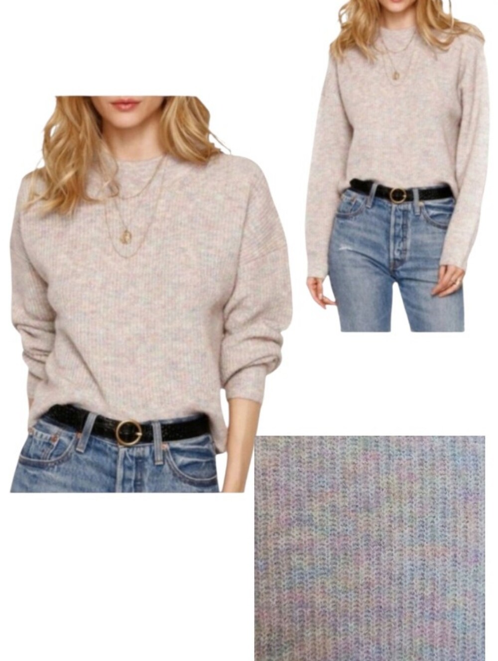Heartloom Esther Sweater Rainbow Knit